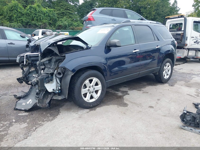 Vin: 1gkkvpkd8gj270668, lot: 46583345, gmc acadia sle-2 20162