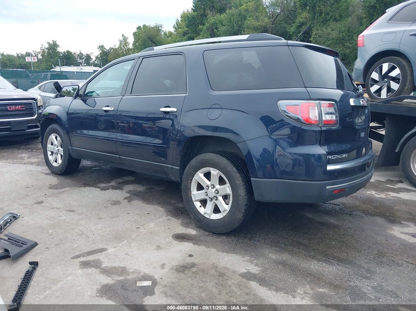 Vin: 1gkkvpkd8gj270668, lot: 46583345, gmc acadia sle-2 20163
