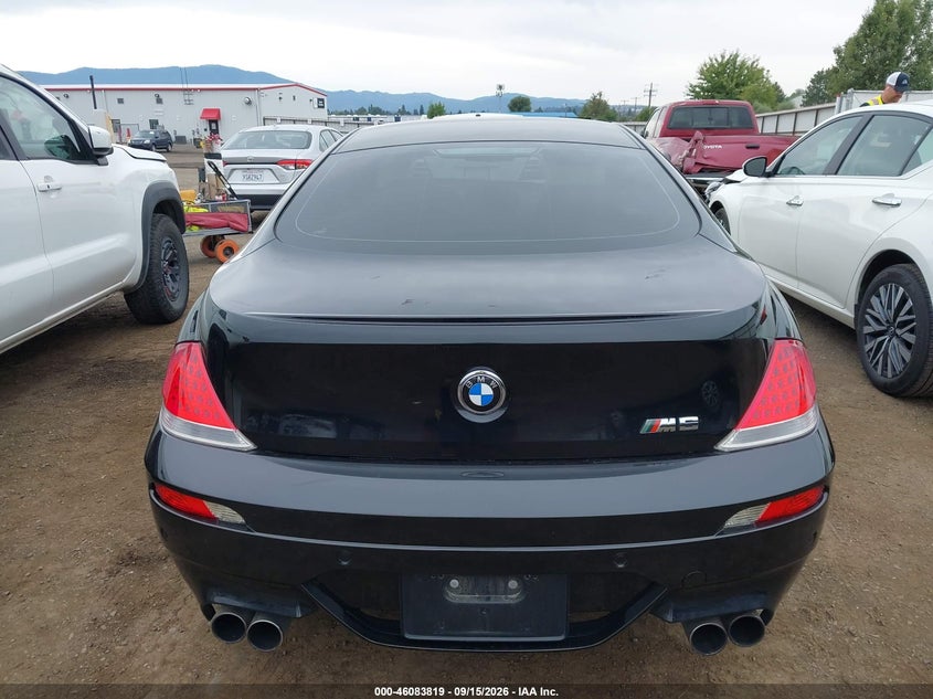 BMW M6 2007 VIN WBSEH935X7CY23529
