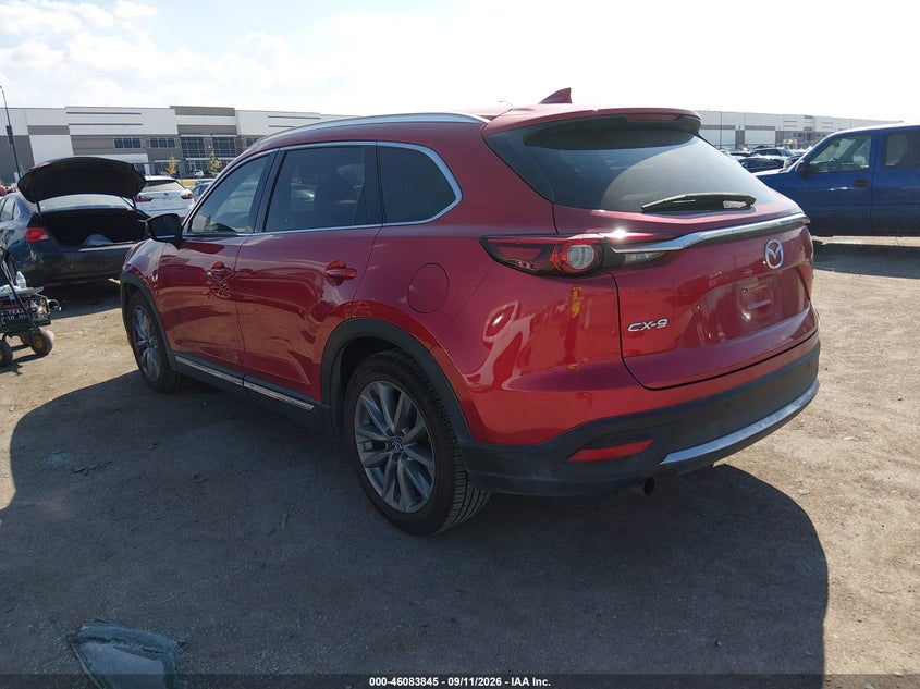 Vin: jm3tcady8g0108703, lot: 46583392, mazda cx-9 grand touring 20163
