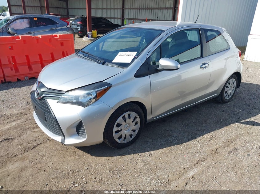 Vin: vnkjtud35fa029835, lot: 46583395, toyota yaris l 20152