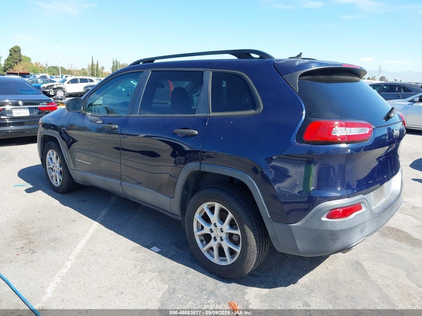 2016 JEEP CHEROKEE auction photo 3