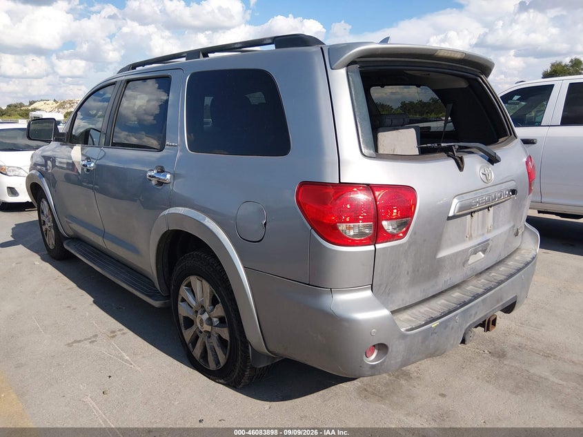 Vin: 5tdyy5g14cs040865, lot: 46583445, toyota sequoia platinum 5.7l v8 20123
