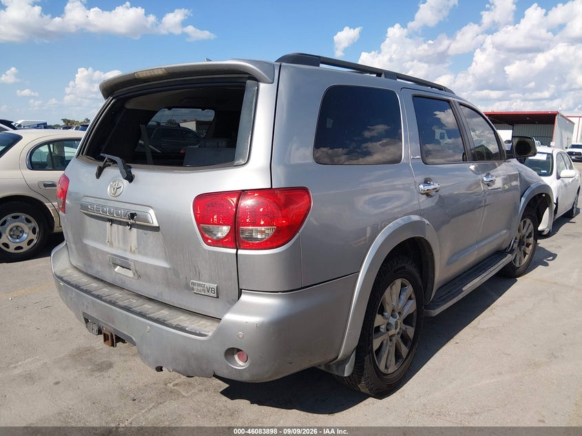 Vin: 5tdyy5g14cs040865, lot: 46583445, toyota sequoia platinum 5.7l v8 20124