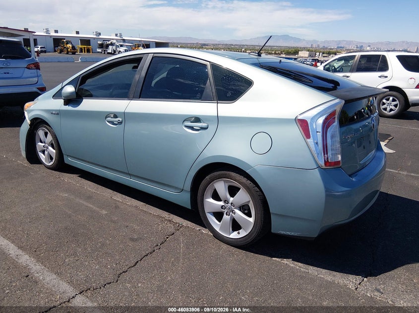 Vin: jtdkn3du9e1818191, lot: 46583453, toyota prius five 20143