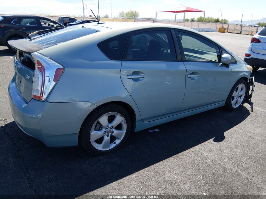 Vin: jtdkn3du9e1818191, lot: 46583453, toyota prius five 20144