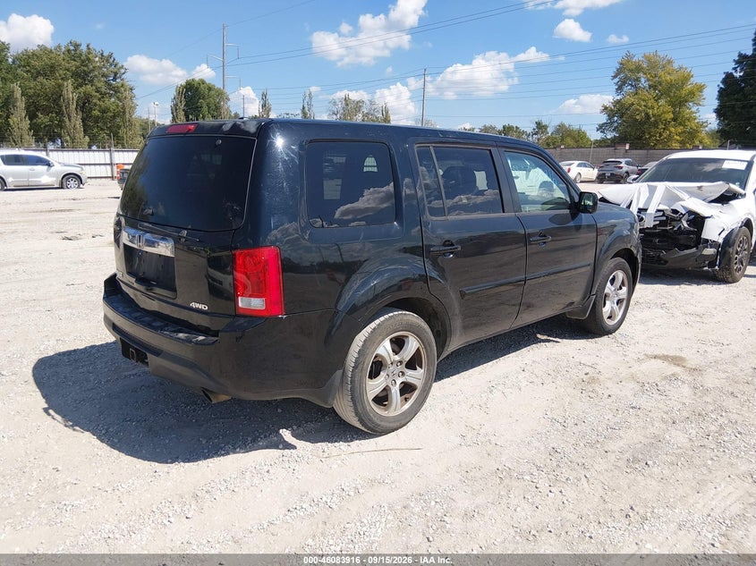 2012 HONDA PILOT auction photo 4