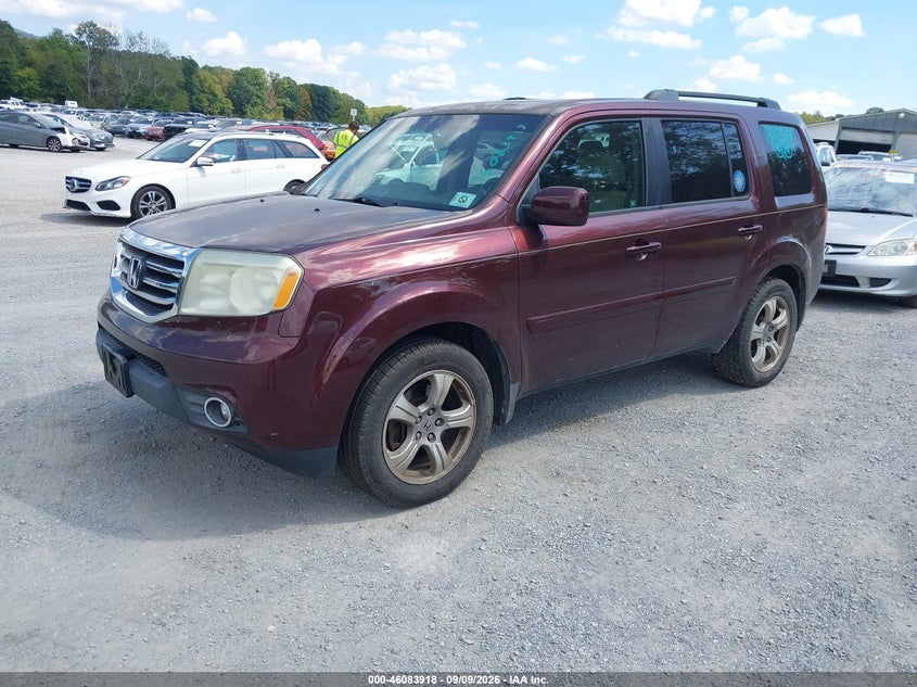 2012 HONDA PILOT auction photo 2