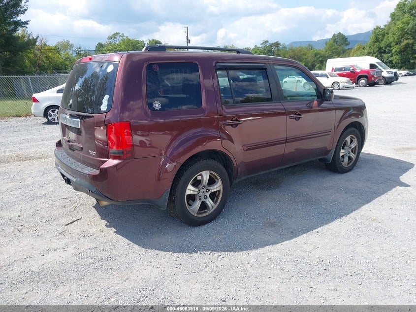2012 HONDA PILOT auction photo 4