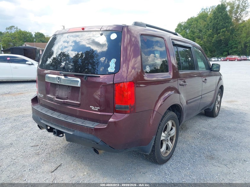 2012 HONDA PILOT auction photo 6