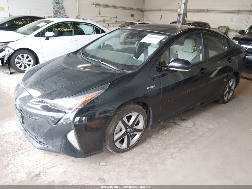 Vin: jtdkarfu8g3023233, lot: 46583492, toyota prius four touring 20162