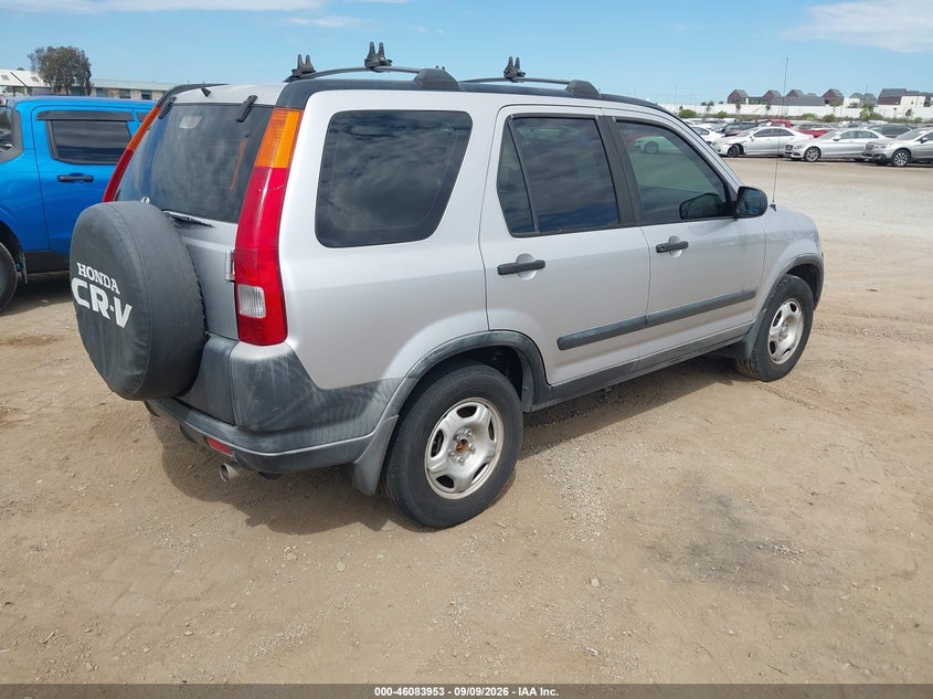 2002 HONDA CR-V SPORT UTILITY VEHICLE 2.4L I-4 DOHC, VVT, REGULAR , 160HP