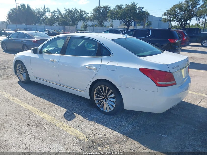 Vin: kmhgh4jh5eu085691, lot: 46583572, hyundai equus signature 20143