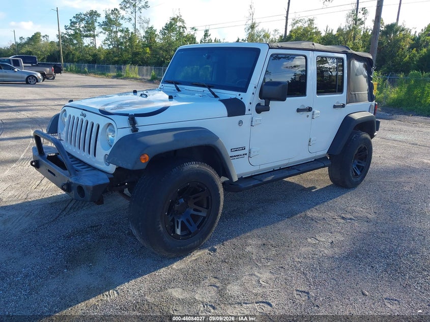 2015 Jeep Wrangler, Удар спереду, IAAI, VIN 1C4BJWDG9FL541720 — фото 2