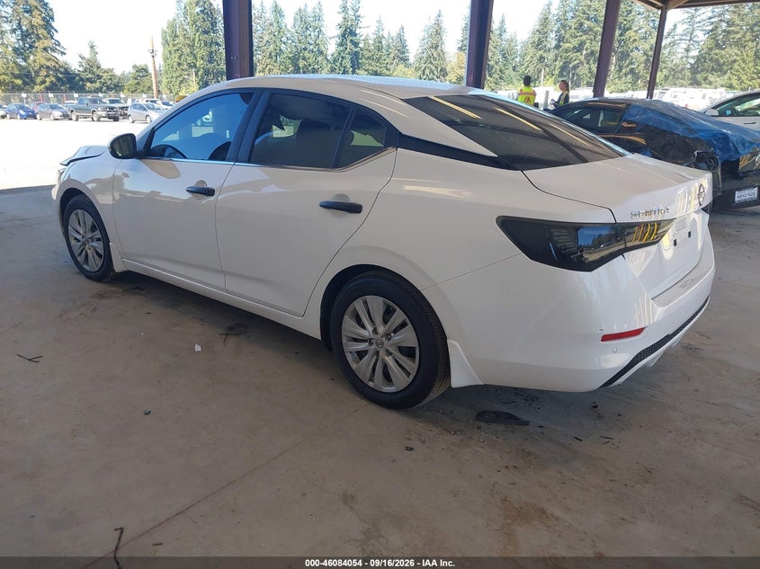 Vin: 3n1ab8bv5ry234162, lot: 46583601, nissan sentra s xtronic cvt 20243