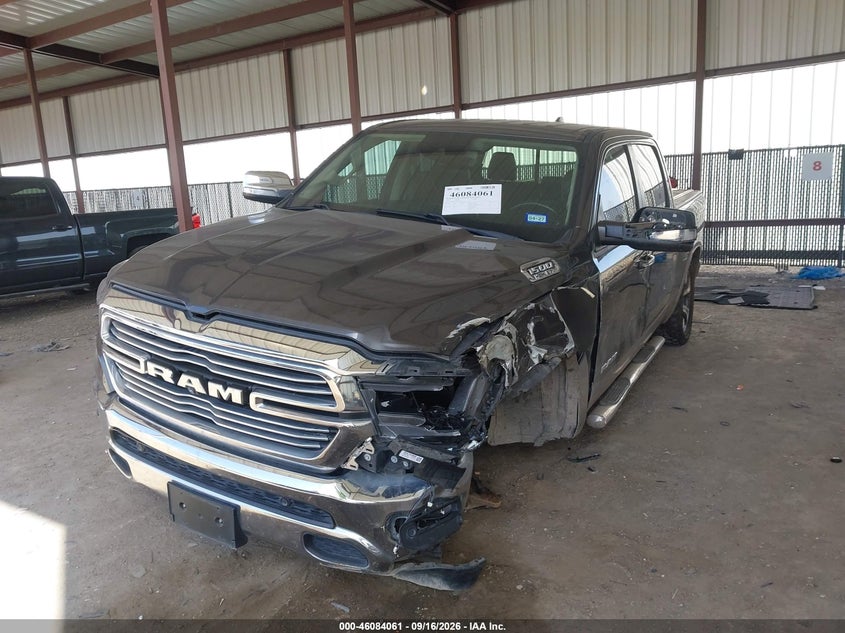 Vin: 1c6rrejtxkn567445, lot: 46583607, ram 1500 laramie  4x2 5'7 box 20192