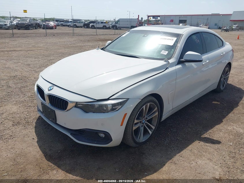 Vin: wba4j1c50kbm16307, lot: 46583615, bmw 430i gran coupe 20192