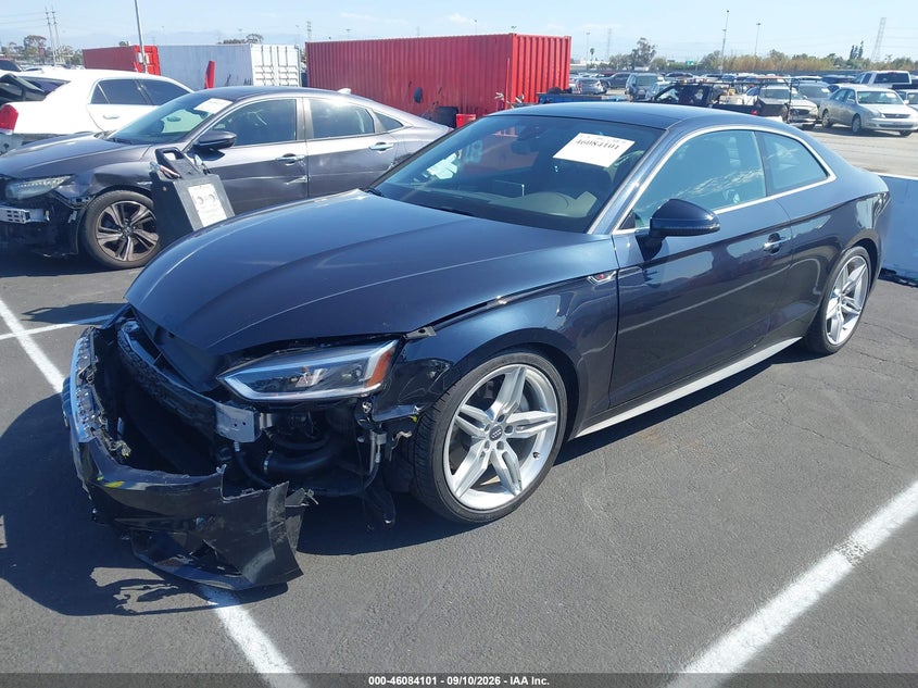Vin: wautnaf5xja113681, lot: 46583648, audi a5 2.0t premium 20182