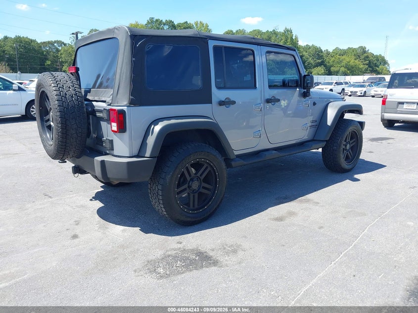 Vin: 1c4bjwdg0fl637199, lot: 46583843, jeep wrangler unlimited sport 20154