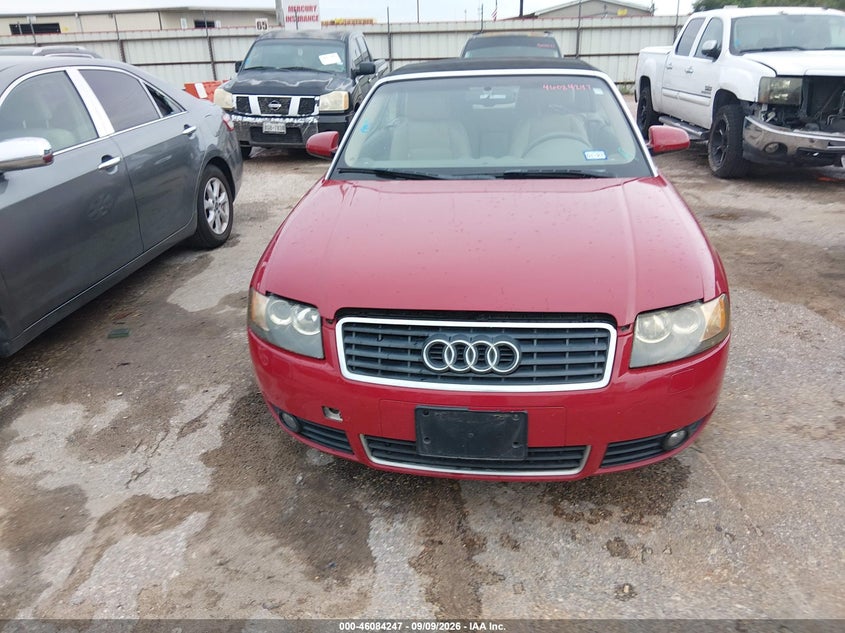 2006 AUDI A4 auction photo 6