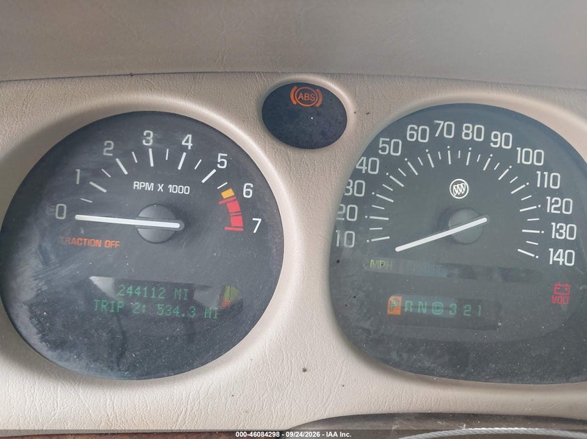 BUICK LESABRE 2002 VIN 1G4HR54K42U262872