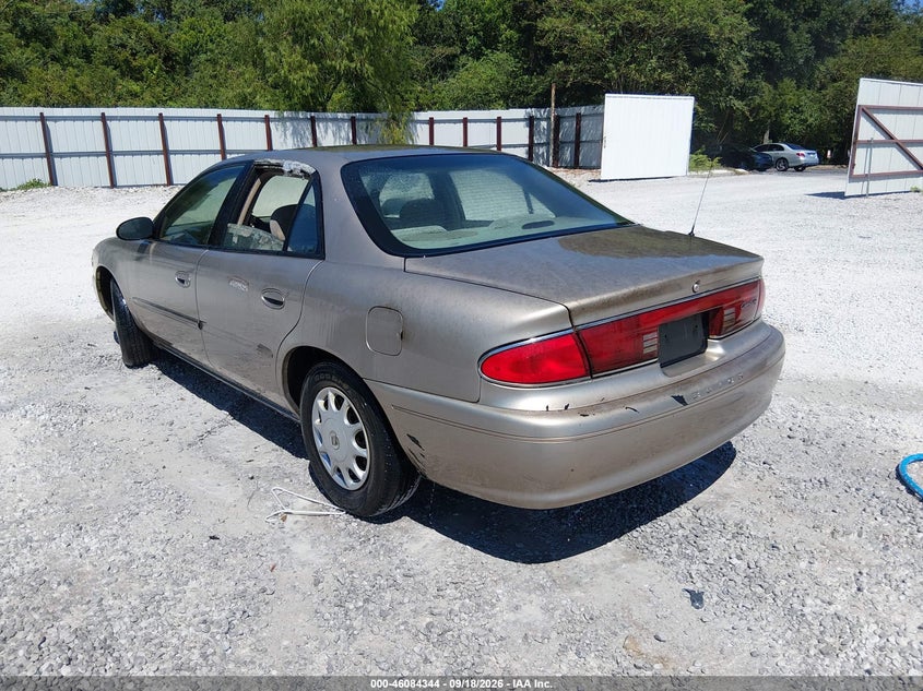 BUICK CENTURY 2003 VIN 2G4WS52J731240125