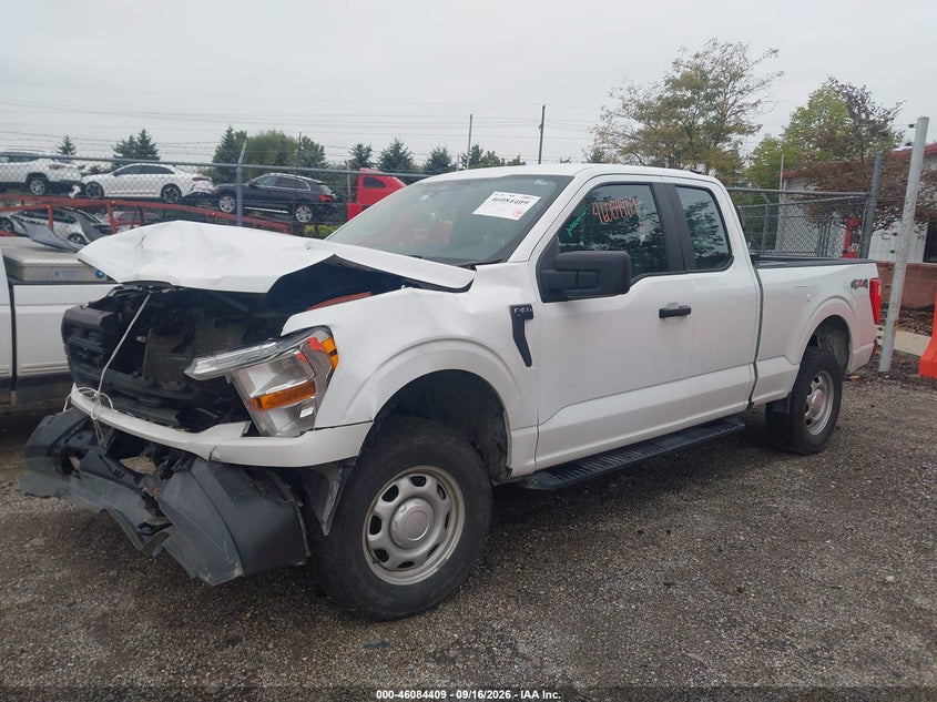 Vin: 1ftex1eb1nfb24221, lot: 46584006, ford f-150 xl 20222