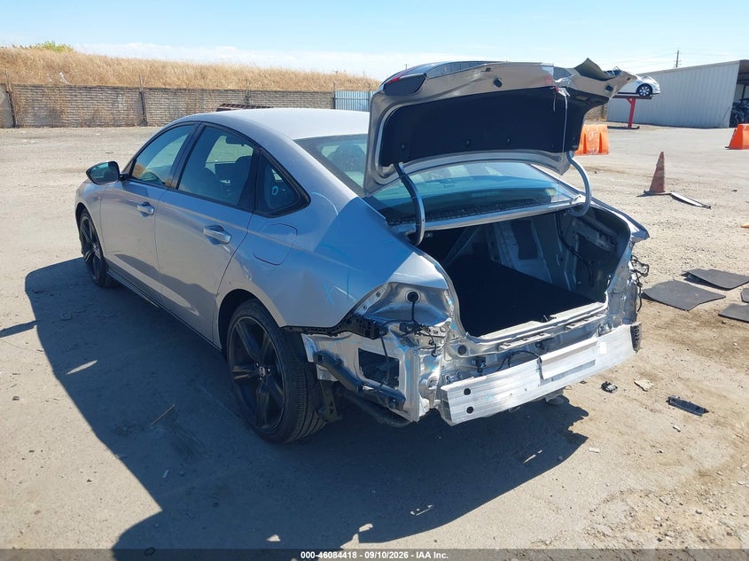 Vin: 1hgcy2f78pa048681, lot: 46584015, honda accord hybrid sport-l 20233