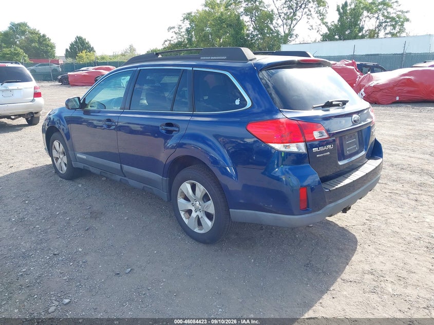 2010 SUBARU OUTBACK auction photo 3