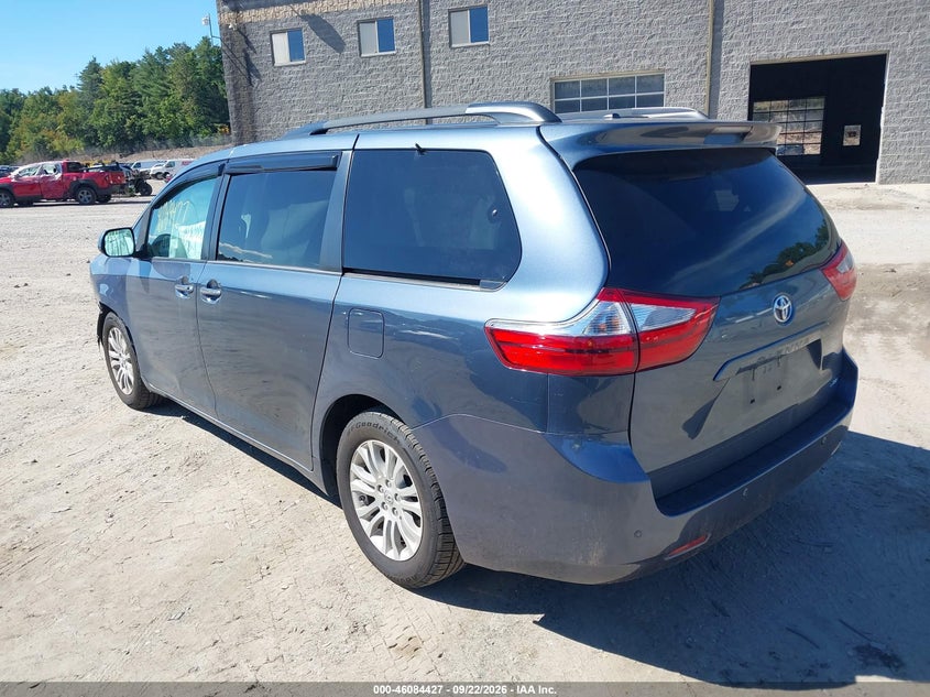 Vin: 5tdyk3dc2gs739266, lot: 46584024, toyota sienna xle 8 passenger 20163