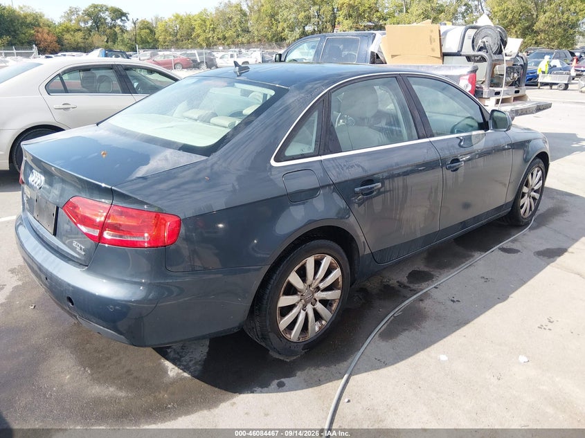 2009 AUDI A4 auction photo 4