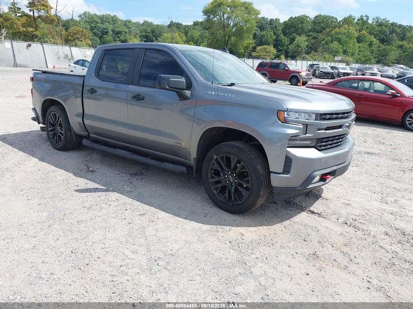 Vin: 1gcpyeek2mz127591, lot: 46584066, chevrolet silverado 1500 4wd  short bed rst 20211