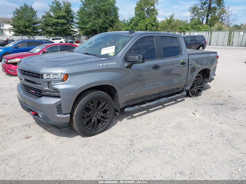 Vin: 1gcpyeek2mz127591, lot: 46584066, chevrolet silverado 1500 4wd  short bed rst 20212