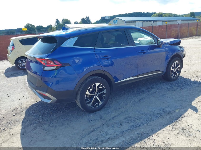 Vin: 5xyk3caf4pg007994, lot: 46584096, kia sportage ex 20234