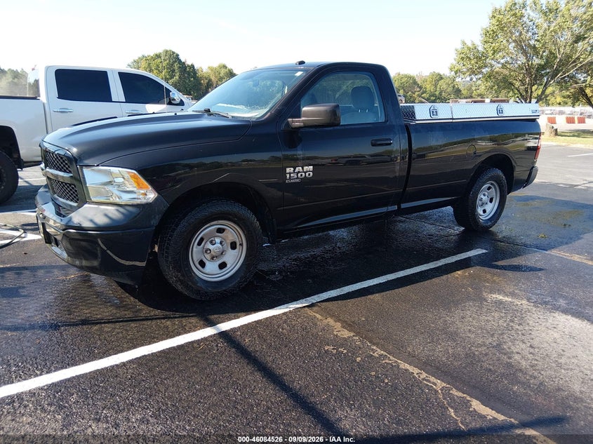 Vin: 3c6jr6dg4kg503931, lot: 46584123, ram 1500 classic tradesman  4x2 8' box 20192