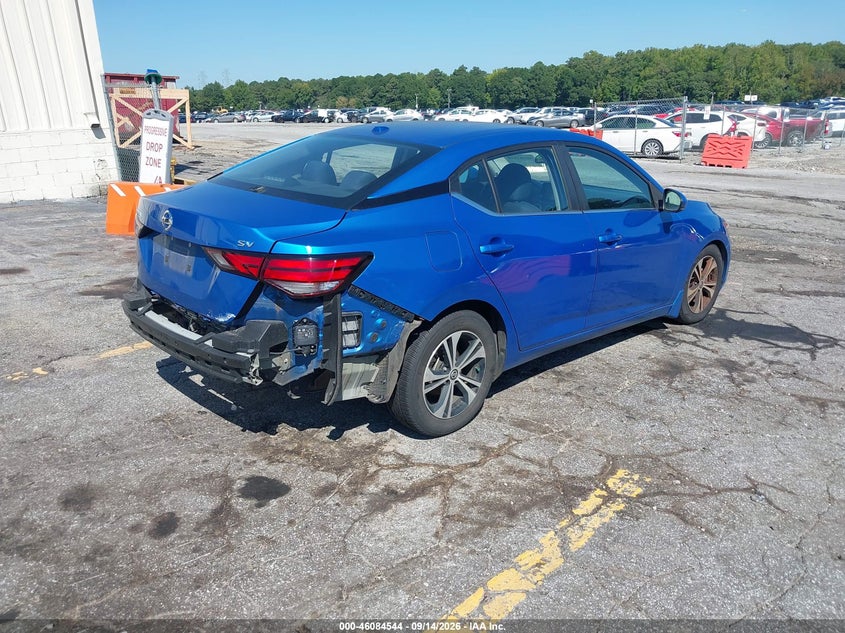 Vin: 3n1ab8cv0ly225357, lot: 46584141, nissan sentra sv xtronic cvt 20204