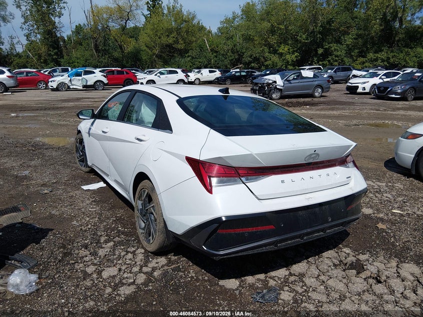 Vin: kmhln4dj1ru105043, lot: 46584170, hyundai elantra hybrid limited 20243