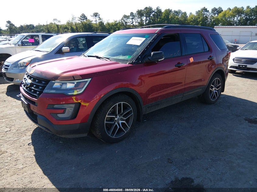 2016 FORD EXPLORER auction photo 2