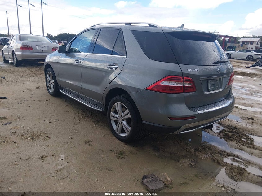Vin: 4jgda5hb4ea301076, lot: 46584193, mercedes-benz ml 350 4matic 20143