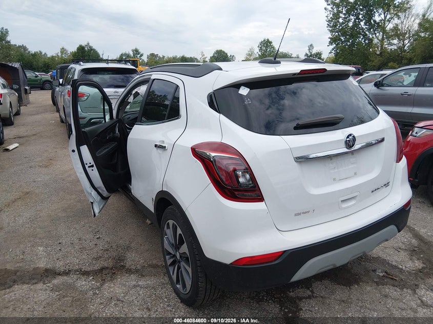 Vin: kl4cjesm1nb542138, lot: 46584197, buick encore awd preferred 20223