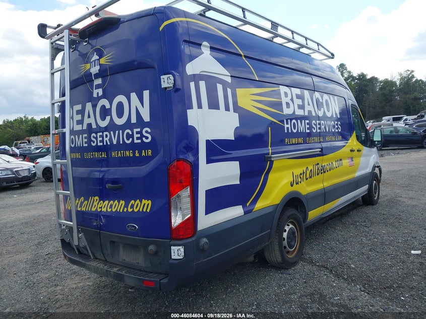 Vin: 1ftbr3x80nka51067, lot: 46584201, ford transit-250 cargo van 20224