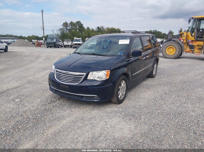 Vin: 2c4rc1bg6gr200105, lot: 46584202, chrysler town & country touring 20162