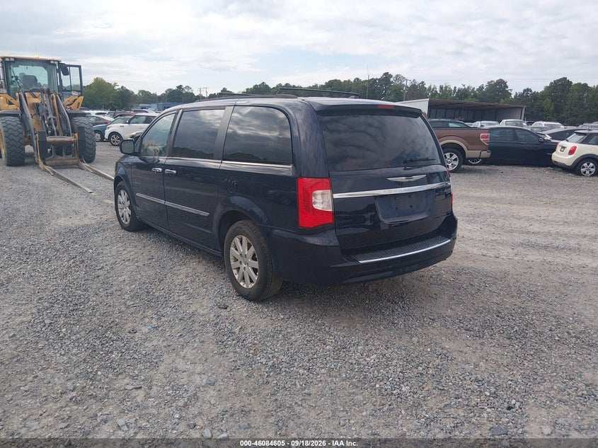 Vin: 2c4rc1bg6gr200105, lot: 46584202, chrysler town & country touring 20163