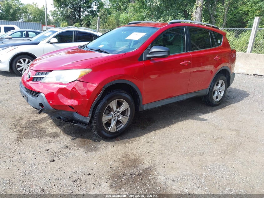 Vin: 2t3bfrev1dw038208, lot: 46584247, toyota rav4 le 20132
