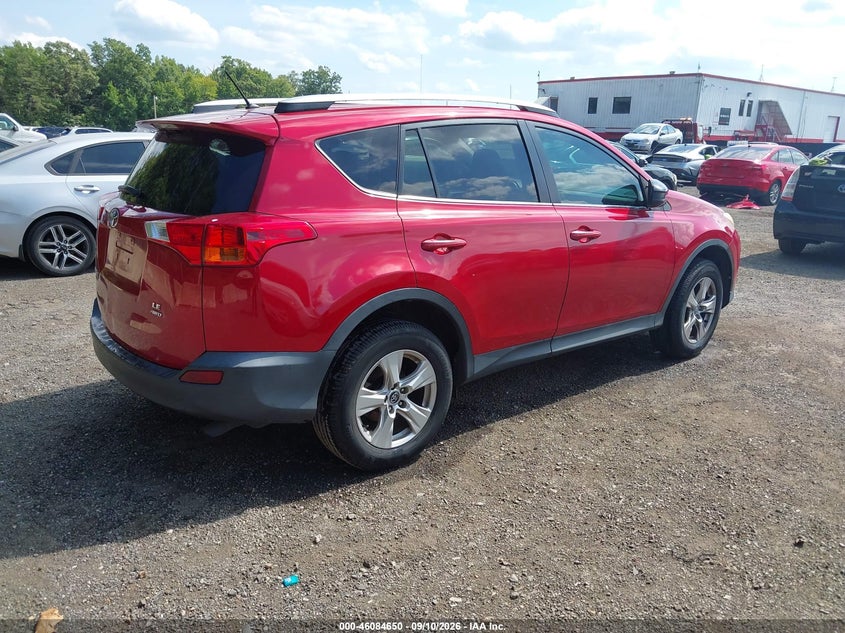 Vin: 2t3bfrev1dw038208, lot: 46584247, toyota rav4 le 20134