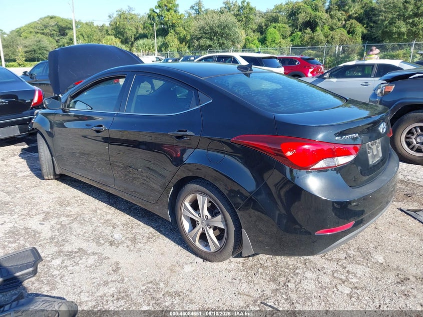 Vin: kmhdh4ae2gu566526, lot: 46584248, hyundai elantra value edition 20163