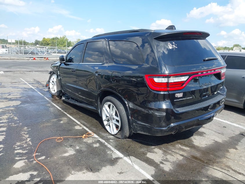 Vin: 1c4rdhdg9pc571190, lot: 46584259, dodge durango gt plus rwd 20233