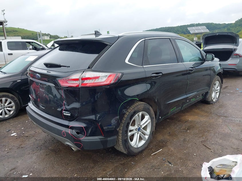 Vin: 2fmpk4j98kbc45154, lot: 46584260, ford edge sel 20194
