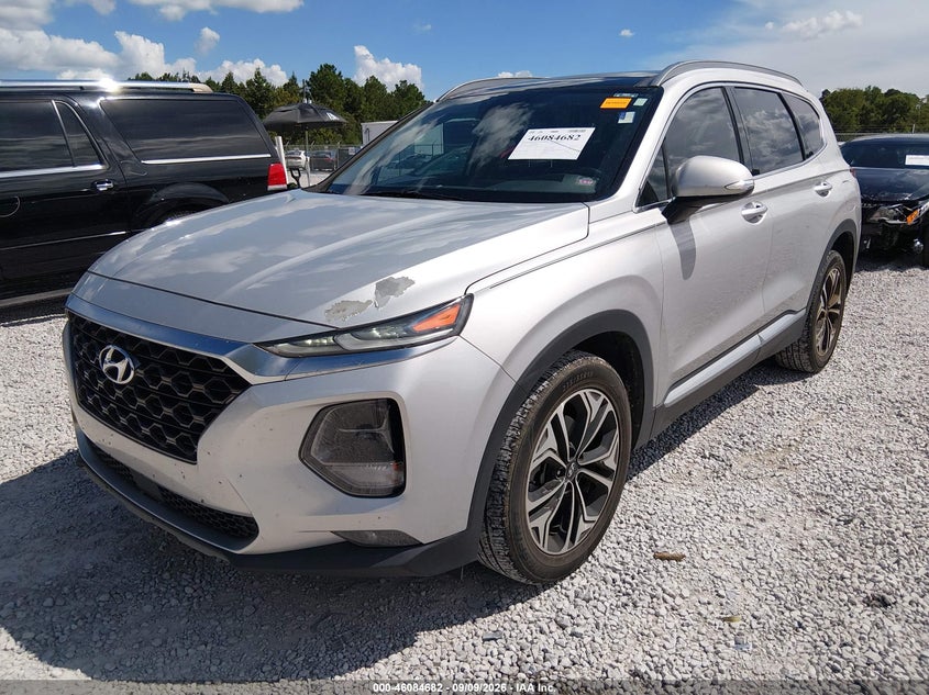Vin: 5nms53aa0kh076162, lot: 46584279, hyundai santa fe limited 2.0t 20192