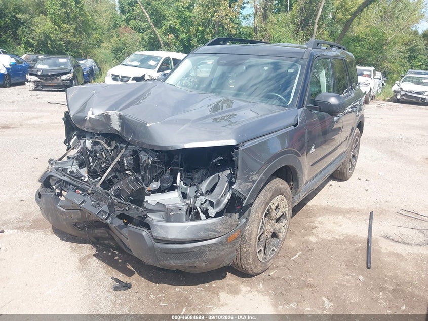 Vin: 3fmcr9cn5srf64093, lot: 46584286, ford bronco sport outer banks 20252